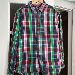Vintage 1946 plaid men’s button down shirt size L